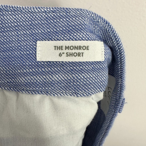 LOFT Monroe Shorts Womens 14 Blue Cotton Preppy Coastal Grandma Capsule Parisian - Picture 3 of 7